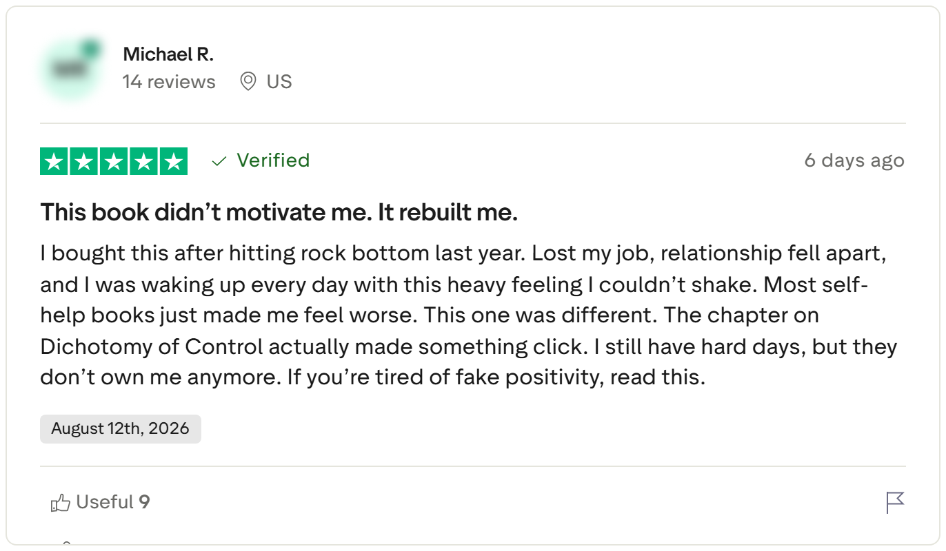 Reader review of The Unbreakable Mind