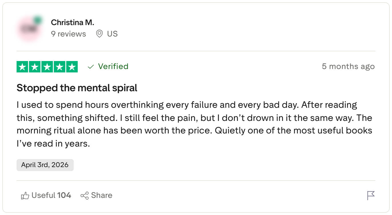 Reader review of The Unbreakable Mind